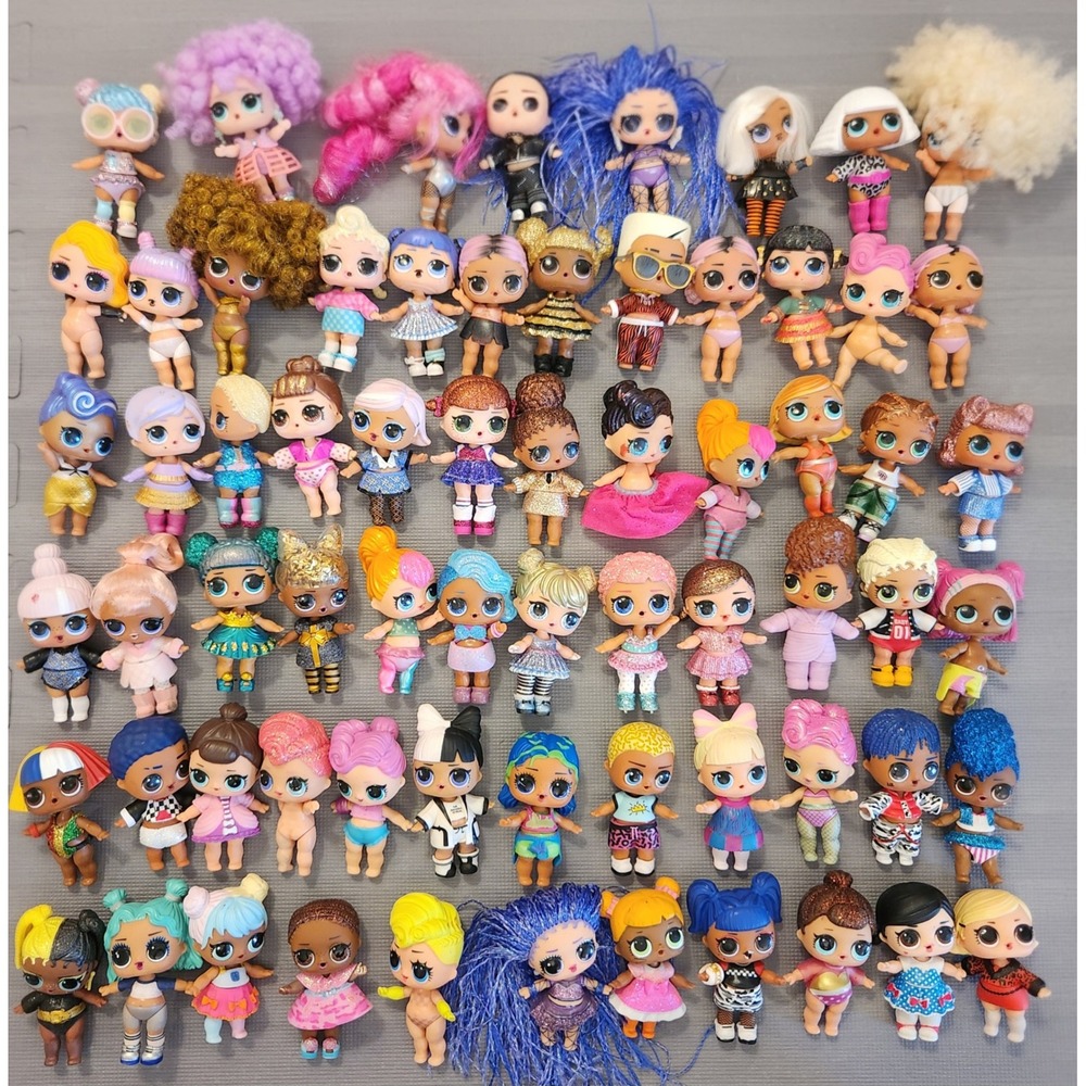 LOL Surprise Doll Lot of 60+ Huge Collection Figures Mixed